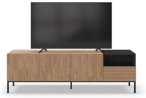 Szafka pod TV w naturalnym kolorze 180x55 cm Cailin – Marckeric