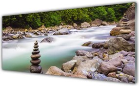 Panel Szklany Dziki Potok w Górskim Lesie