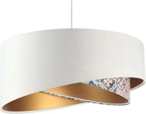 Biała asymetryczna lampa wisząca W9-F30