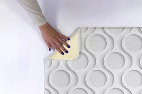 Antypoślizgowy dywanik łazienkowy Antypoślizgowy dywanik łazienkowy Koła wzór