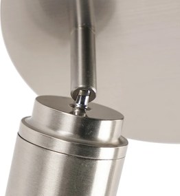 Nowoczesny reflektor łazienkowy ze stali 2-światła IP44 - Ducha