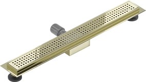 Mexen Flat M08 odpływ liniowy 60 cm, złoty - 1525060-15