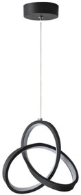 Lampa geometryczna LED wisząca sufitowa AT46-1SL-Black