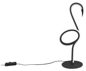 Czarna lampa stołowa LED (wysokość 35 cm) Ingo – Trio