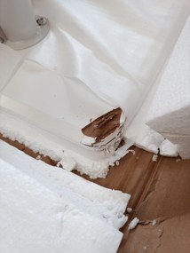 PROMOCJA Biały stół jadalniany BERGEN 140x80 cm III. jakość