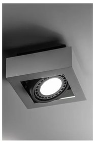 Biała lampa sufitowa z metalowym kloszem 18,5x18,5 cm Loid – GTV