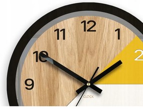 Zegar ścienny nowoczesny z cichym mechanizmem do salonu sypialni okrągły