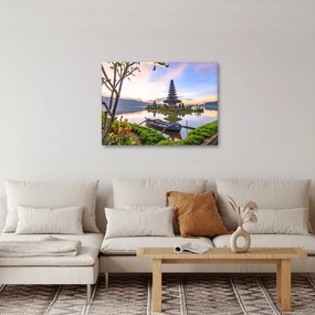 Obraz - Świątynia Pura Bratan (70x50 cm)