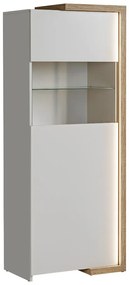 Witryna niska DASAR dąb artisan/kaszmir FURNIVAL