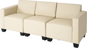 3-osobowa sofa Moncalieri,  kremowa