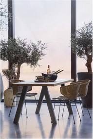 Stół ogrodowy z litego drewna 81x210 cm Tablo – WOOOD