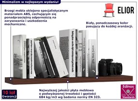 Klasyczna półka ścienna wenge C4-Z69