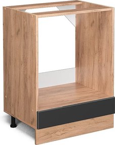 Szafka kuchenna antracyt wysoki połysk 60x46x81.6 r-line