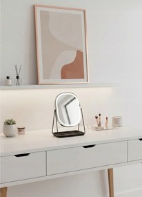 Lusterko Do Makijażu PREMIUM METALOWE Kosmetyczne PODŚWIETLANE LED | VOLAN