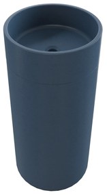 Umywalka betonowa wolostojąca bez otworu na baterię DELIS | Różne kolory : Kolor - Niebieski denim