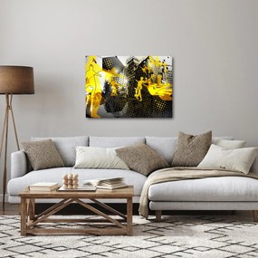 Obraz - Piłka nożna w wielkim mieście (70x50 cm)
