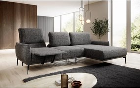 Narożnik STORM S układ L Prawostronny z funkcją regulacji oparcia i wysuwu podnóżka WERSAL