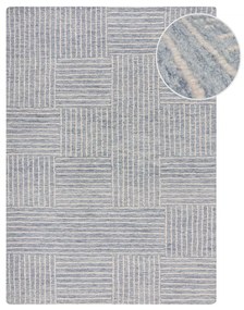 Jasnoniebieski wełniany dywan tkany ręcznie 120x170 cm Memphis Wool – Flair Rugs