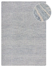 Jasnoniebieski wełniany dywan tkany ręcznie 120x170 cm Memphis Wool – Flair Rugs