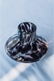 Brązowy szklany ręcznie wykonany wazon (wysokość 28 cm) Glom – noo.ma