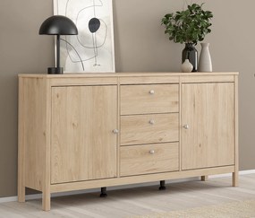 Komoda pokojowa z szafkami i szufladami Madrid 3+2, jackson hickory