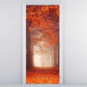 Fototapeta na drzwi - Jesienny las (95x205cm)