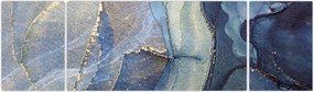 Obraz - Abstrakcja z użyciem tuszu alkoholowego (170x50 cm)