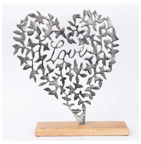 Dekoracja na stół serce 41x35 cm