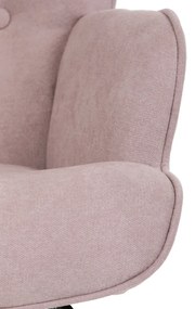 Fotel bujany PINK2, różowy