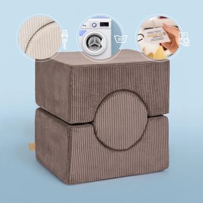 Aesthetic shape set 3-elementowy, brązowy - meowbaby®