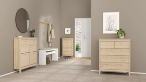 Szafka na buty Madrid z 4 półkami, jackson hickory