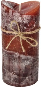 Świeca Dorotea 15cm burgund