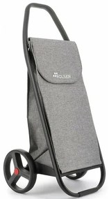 Rolser Torba na kółkach Com Tweed 8 Black Tube,szara