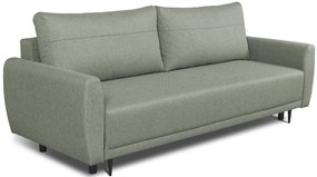 Zielona rozkładana sofa na nóżkach - Hazen