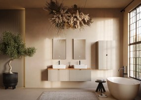 Szafka pod umywalkę HARMO 60 cm kaszmir półmat KROFAM