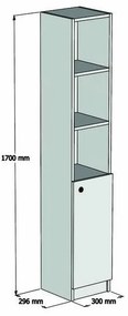 Szafa Trend Walnut