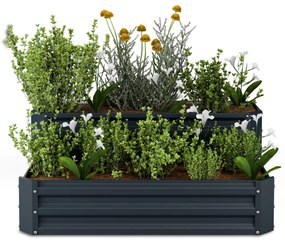 Blumfeldt Terrabox 120x90x50 cm Skrzynia na warzywa Antracyt