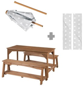 Dziecięcy zestaw ogrodowy 4 szt. Outdoor + – Roba