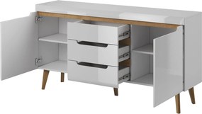Komoda NORDICO 160 cm do Salonu Sypialni Biały