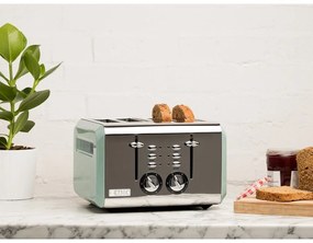 Miętowozielony toster Haden Cotswolds Sage