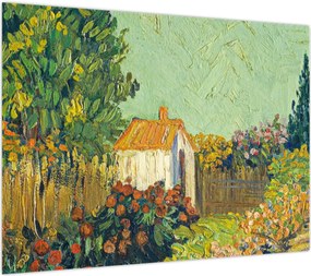 Obraz na szkle - Imitator of Vincent van Gogh, Landscape, reprodukcje (70x50 cm)