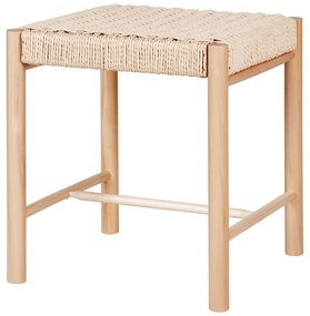 Stołek z drewna topolowego Abano – House Nordic