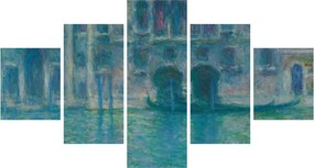 Obraz - Claude Monet, Palazzo da Mula, Venice, reprodukcje (125x70 cm)