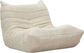 Fotel Mask White – tapicerka Bouclé z wypełnieniem gąbkowym, 103x100x80 cm – Modern Comfort