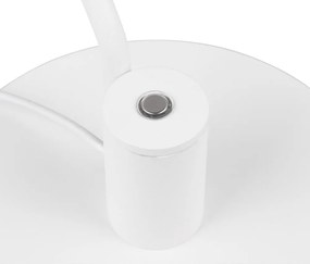 Lampa stołowa LED z elastyczną konstrukcją w matowym białym kolorze (wysokość 64 cm) Manduro – Trio