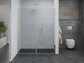 Mexen Pretoria Duo drzwi prysznicowe uchylne 150 cm, transparent, chrom - 852-150-000-02-00