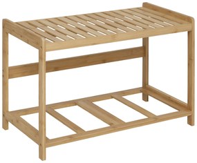 Ławka do łazienki TIDY BOX, 2 pojemniki do przechowywania, 66,8 x 44 x 35 cm