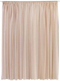 Jasnobrązowa firanka 140x245 cm Vicenza – Mendola Fabrics