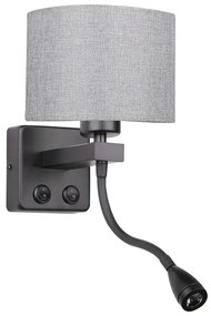 Czarna lampka nocna - K239 S0-D65