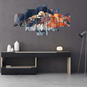 Obraz - Ilustracja domów publicznych (125x70 cm)